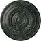 Ekena Millwork Niobe Ceiling Medallion (Fits Canopies up to 8 5/8"), 18"OD x 1 1/2"P, Painted Turtle Crackle CM18NIPTC - alternate 1